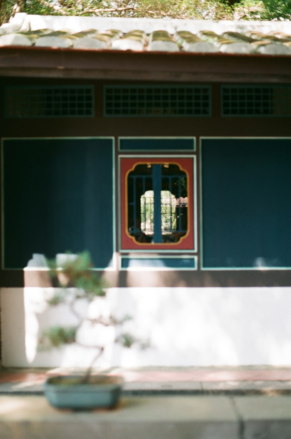 white wooden framed glass window