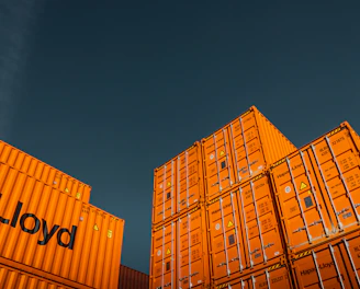 A professional team working on international trade logistics.