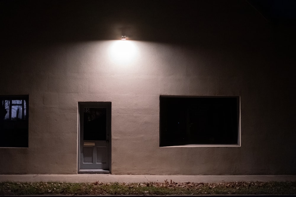 white and black concrete wall