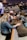 A group of people worshiping together in the church.
