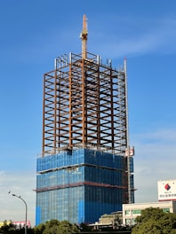 red and blue building under blue sky during daytime