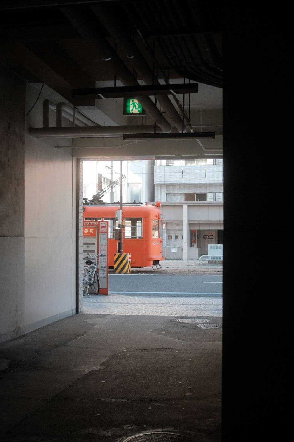 red and white concrete building