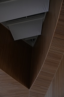 A close-up of a detailed architectural visual design blending real and digital elements.