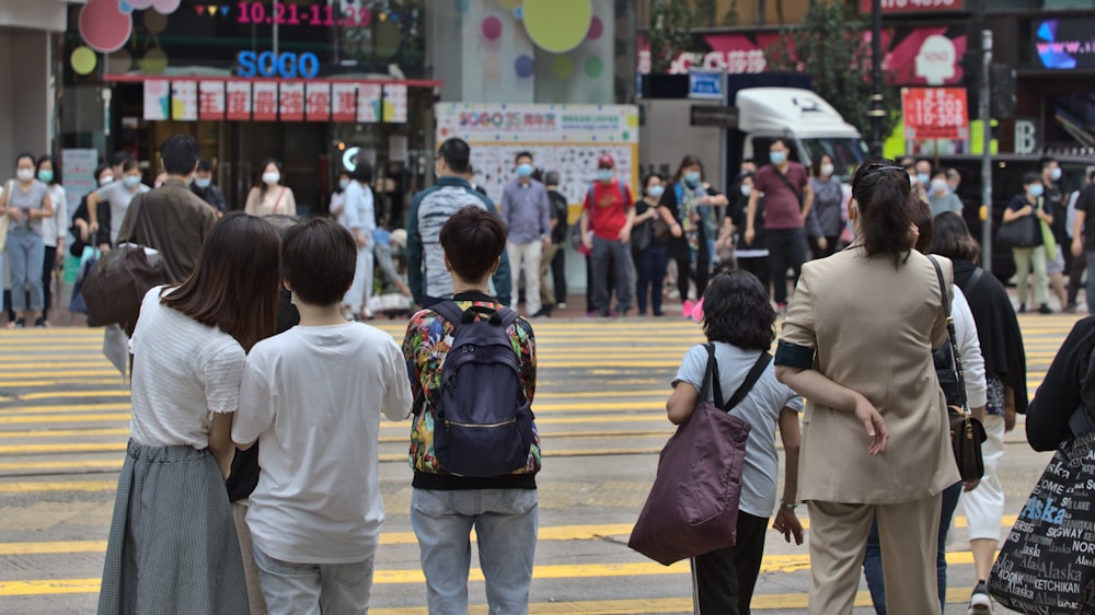 people walking on pedestrian lane during daytime