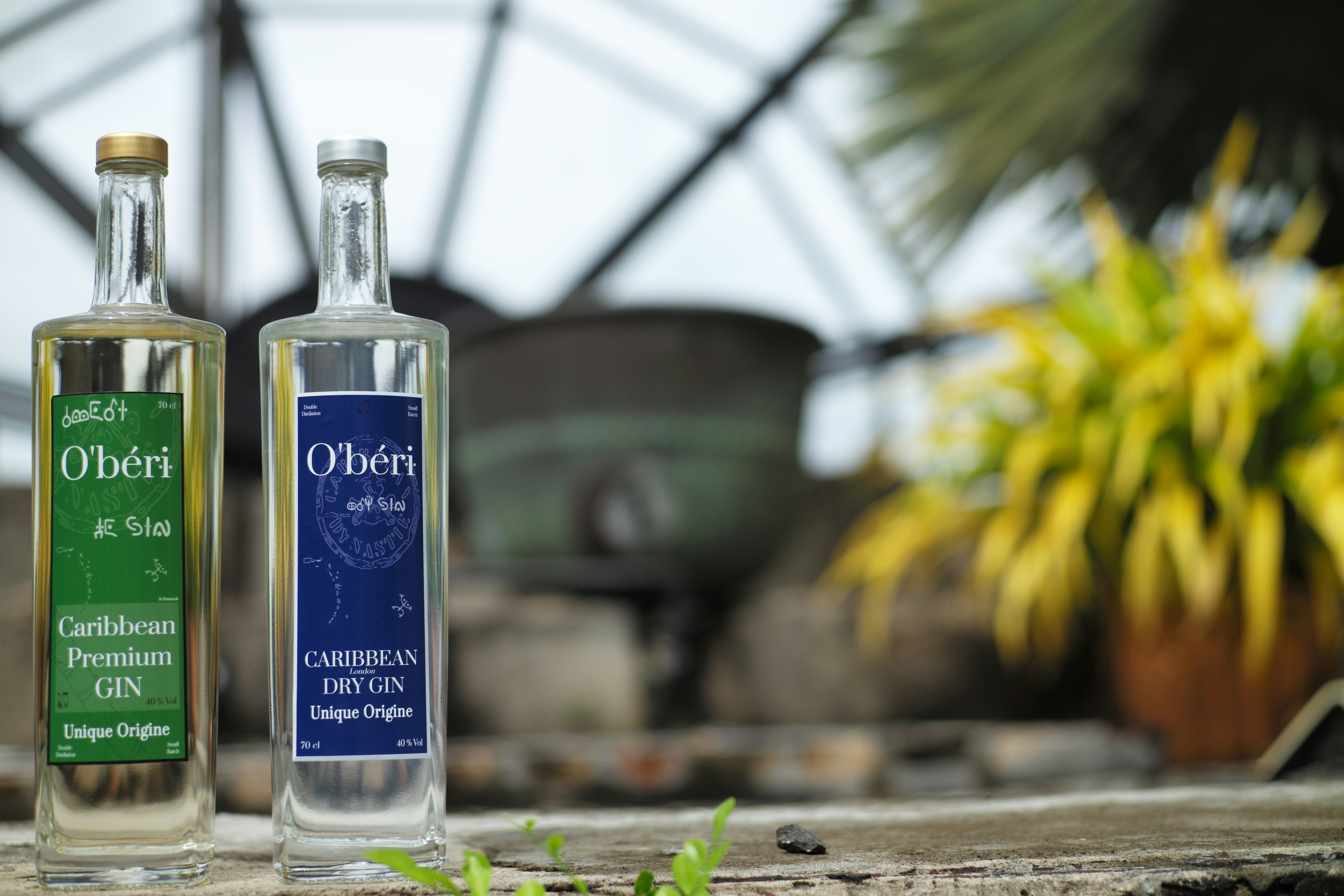 blue and white labeled bottle