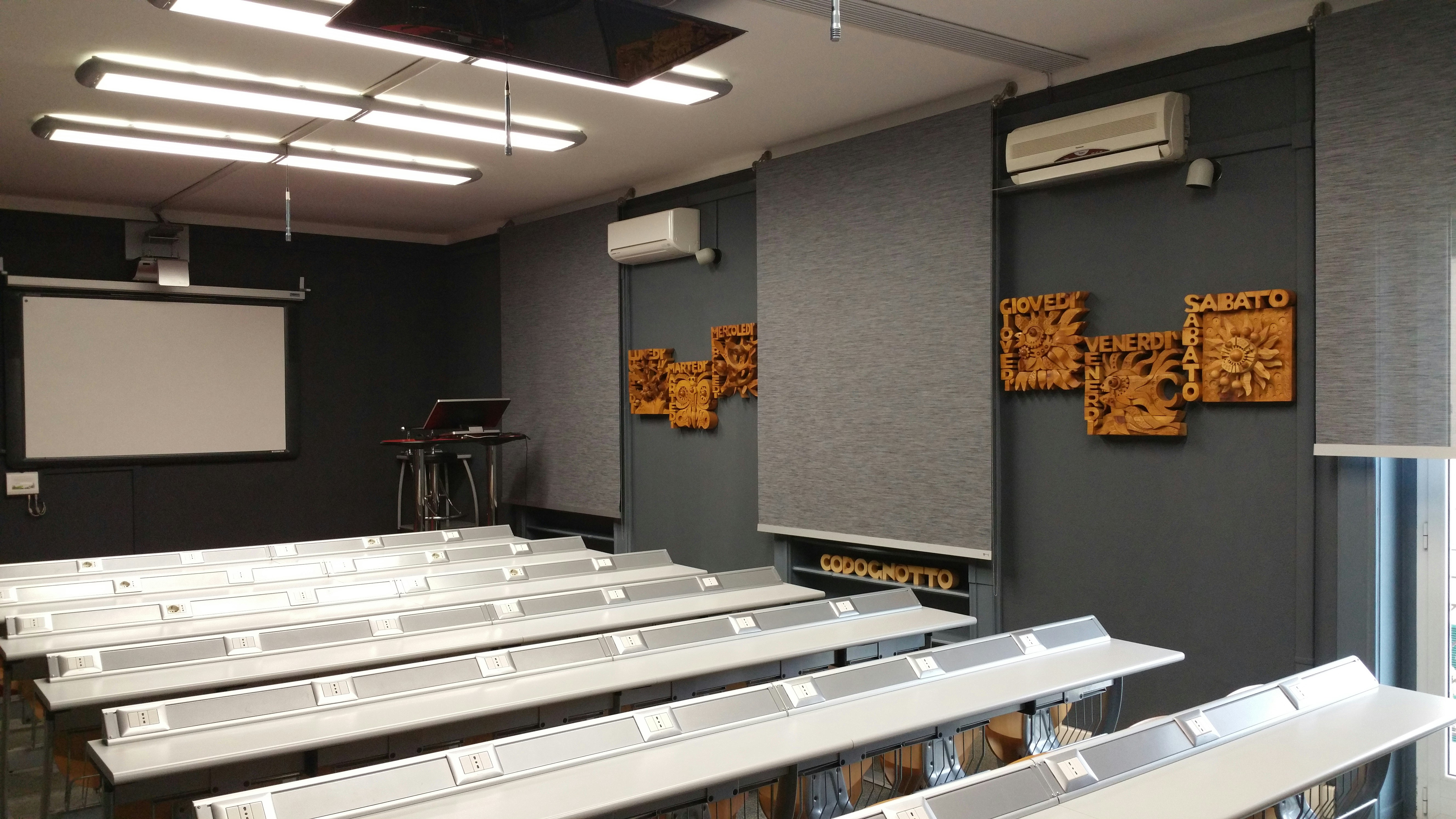 Professional tech lecture hall