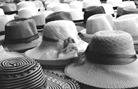 A selection of stylish hats and scarves for every occasion.