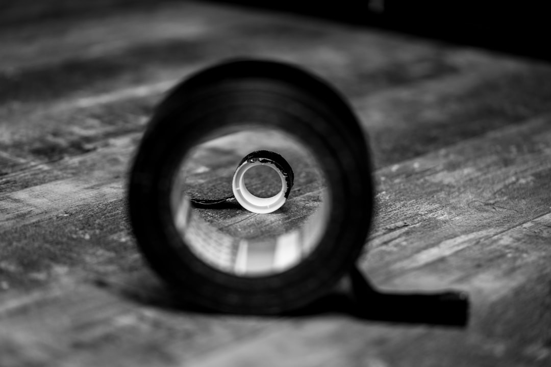 black and white camera lens