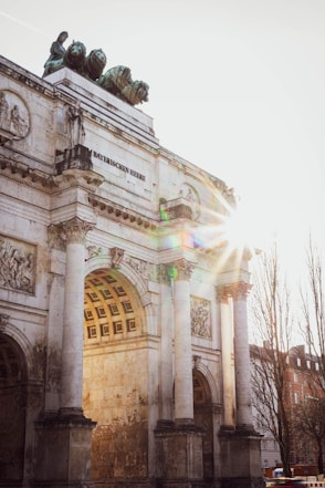 white concrete arch during daytime