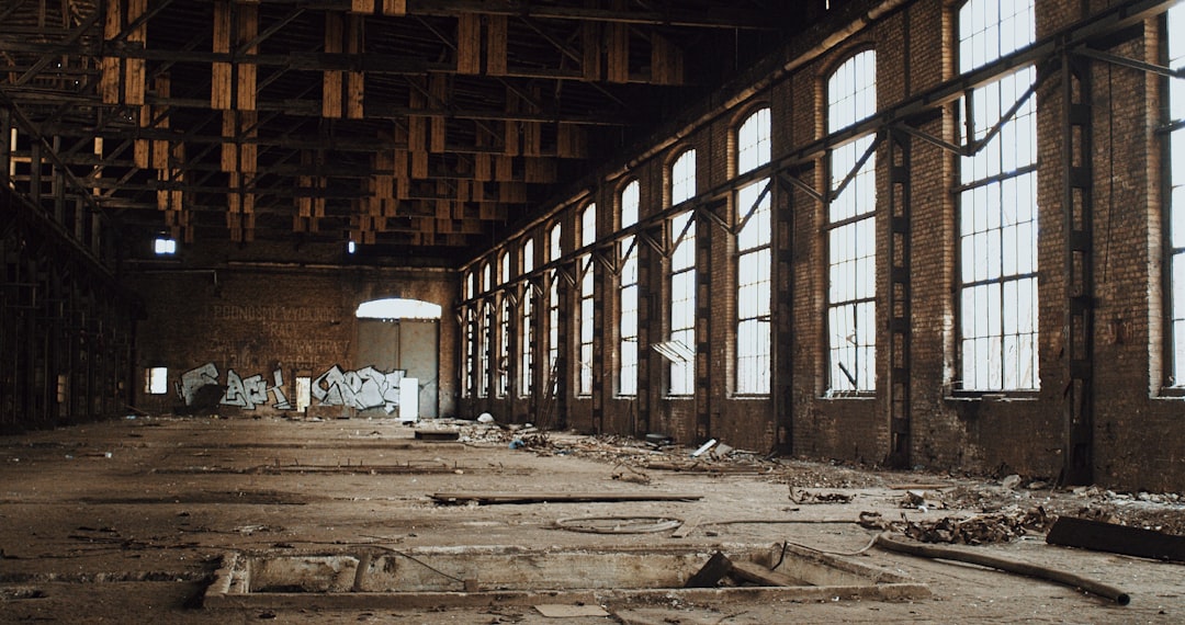 brown wooden log inside building,