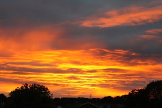 A vibrant sunset symbolizing abundance and prosperity.