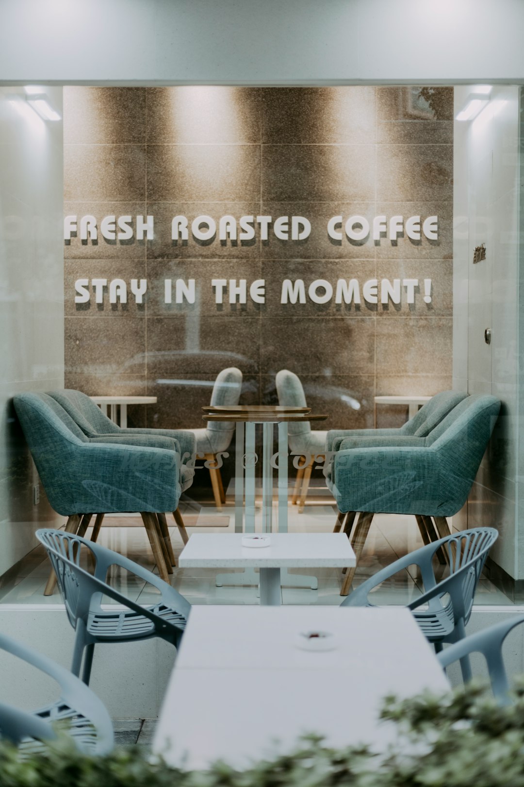 white wooden table with chairs