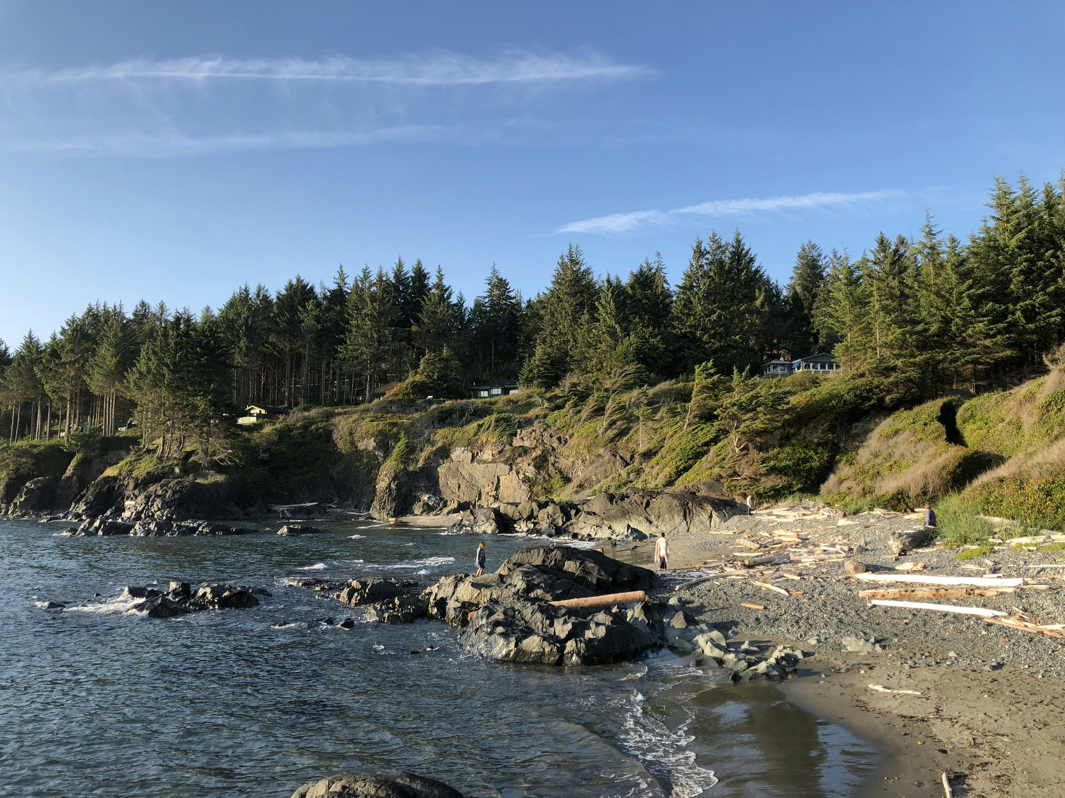 The beach of beautiful Vancouver Island, British Columbia, Canada