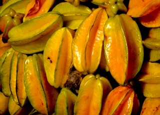 yellow and red banana fruits