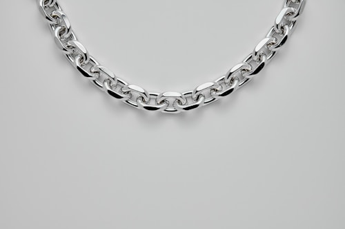 Delicate silver necklace with small pendant