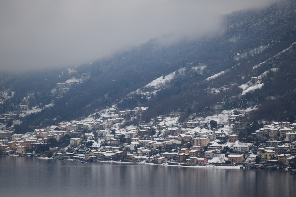 city near body of water during daytime