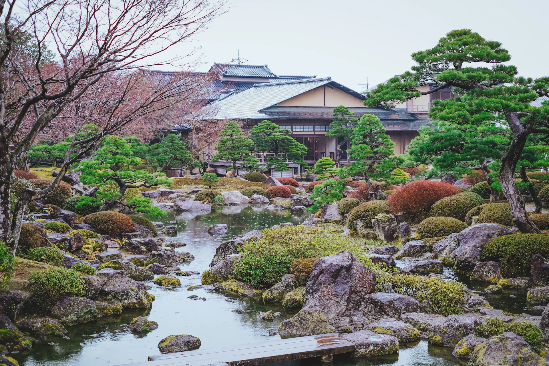 Japan · a garden in harmony with its setting