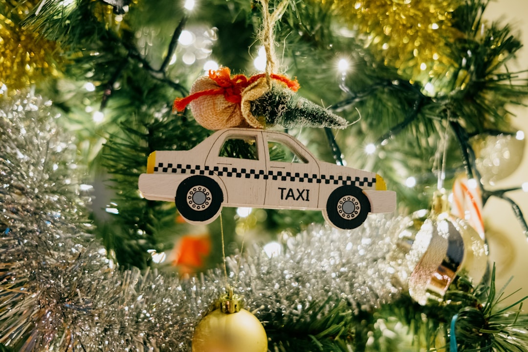 brown and white wooden christmas tree ornament