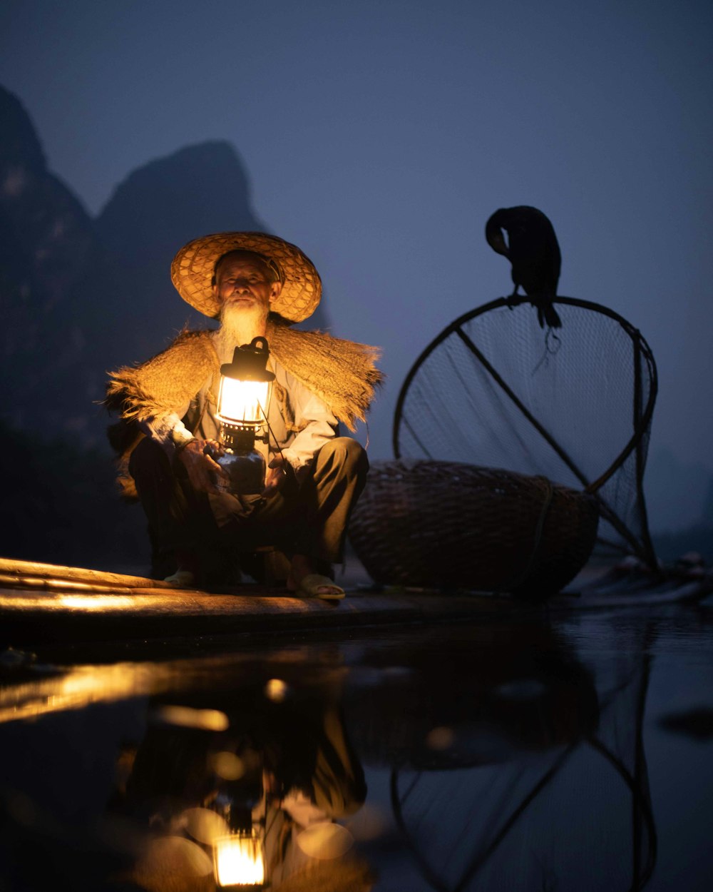 woman in brown sun hat sitting on brown wooden boat during daytime