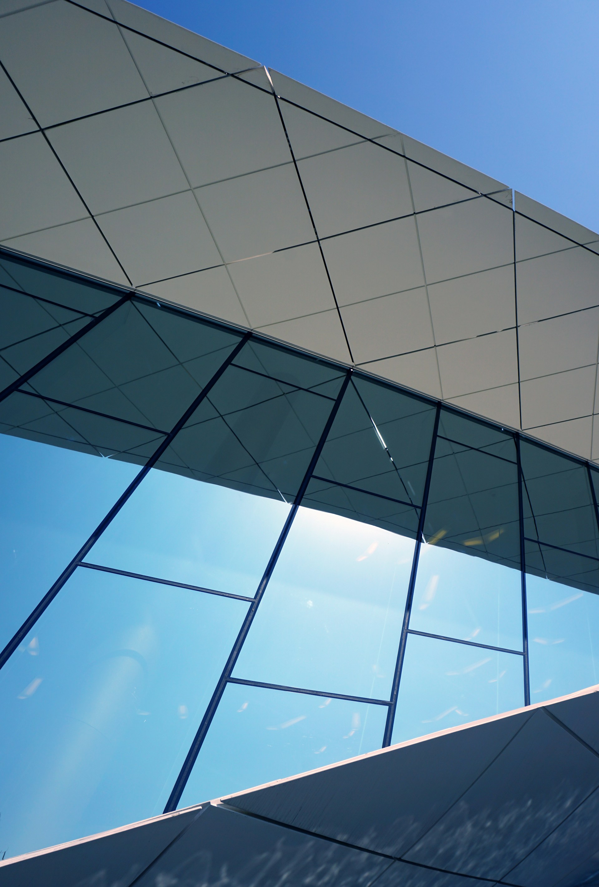 An impressive completed building facade, highlighting the architectural design and quality of materials used.