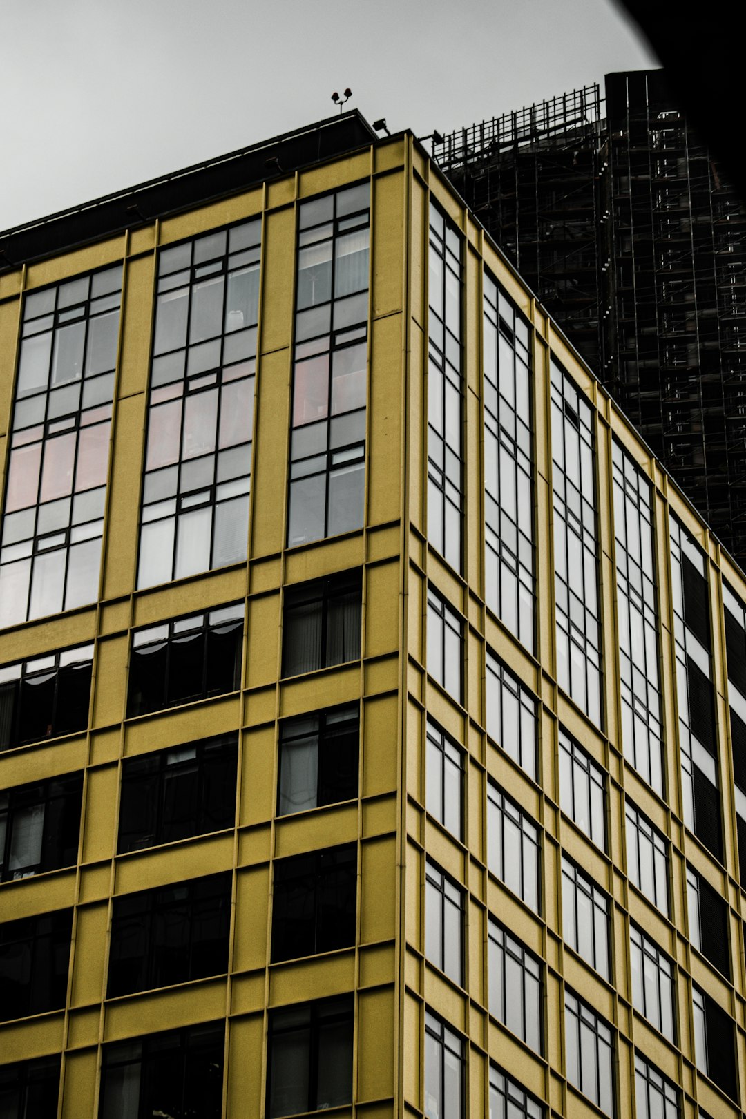 white and black concrete building