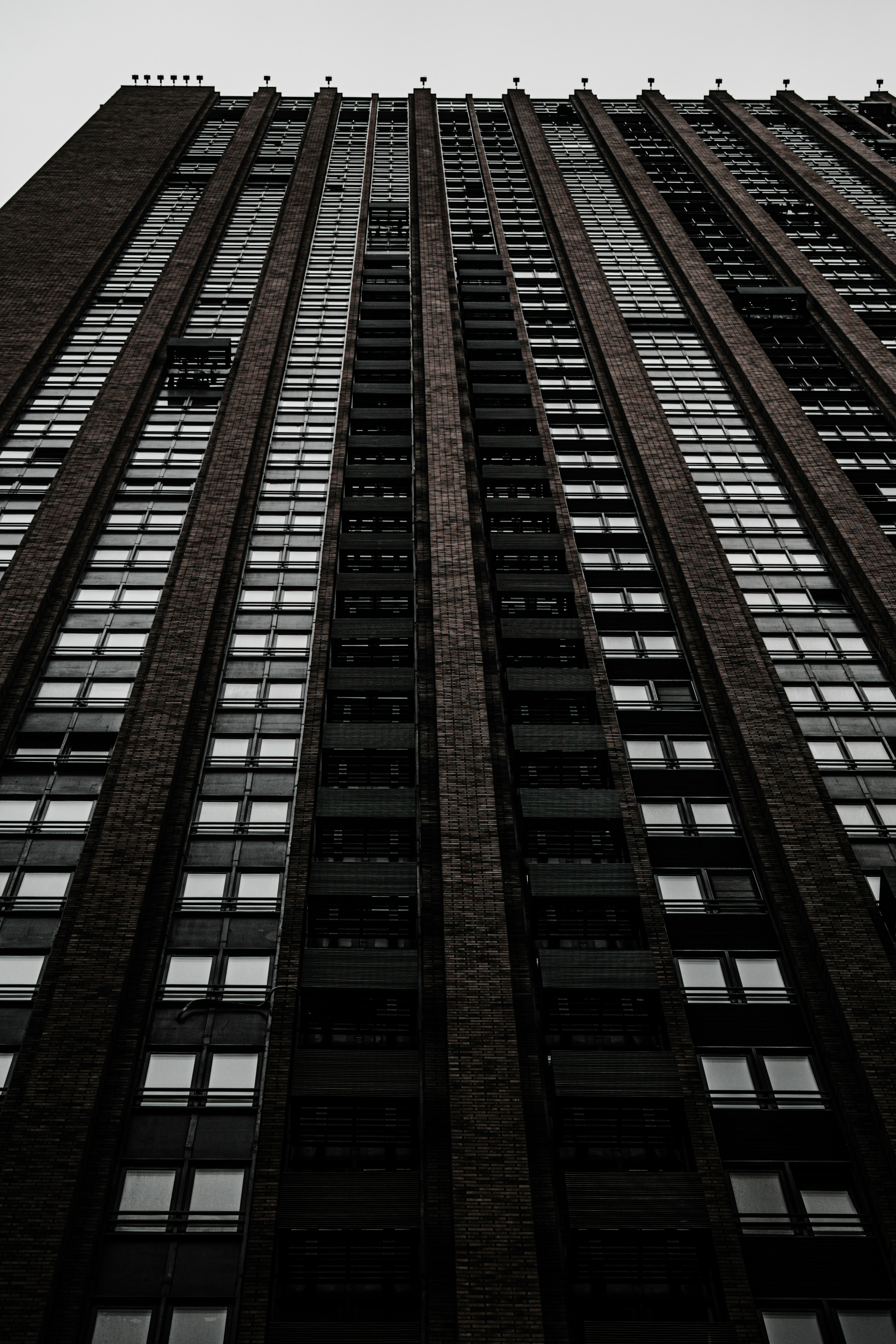 brown and black concrete building