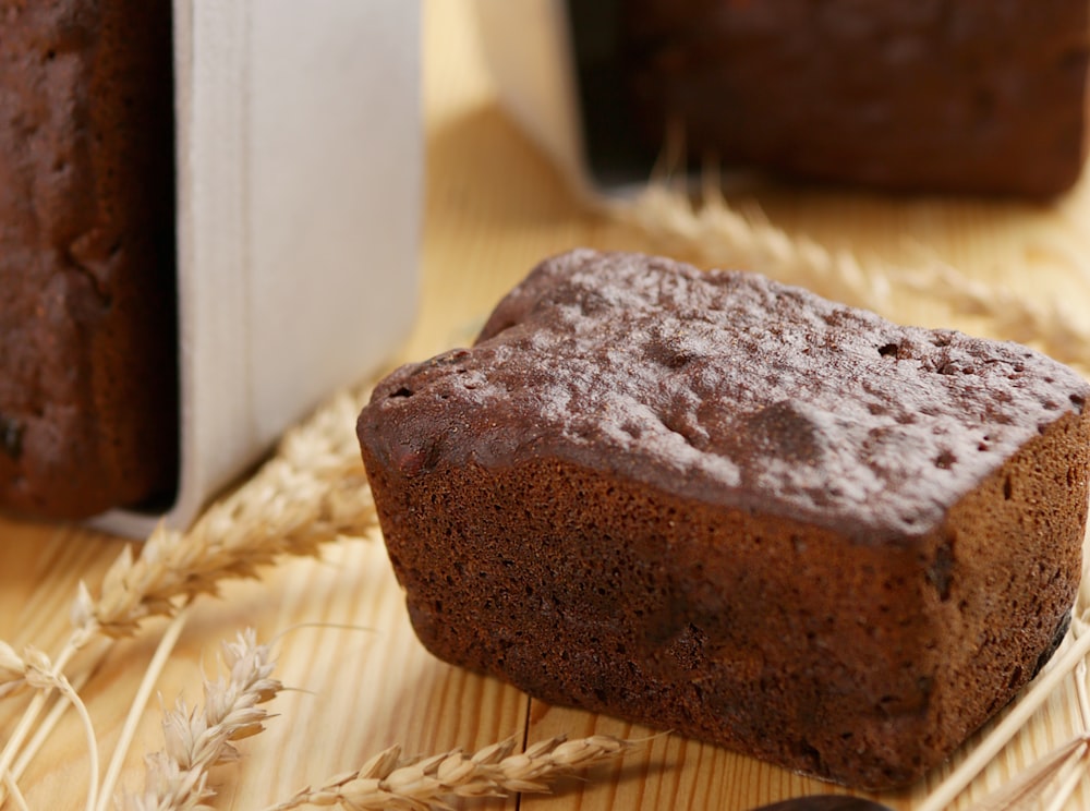 brown bread on brown wooden table