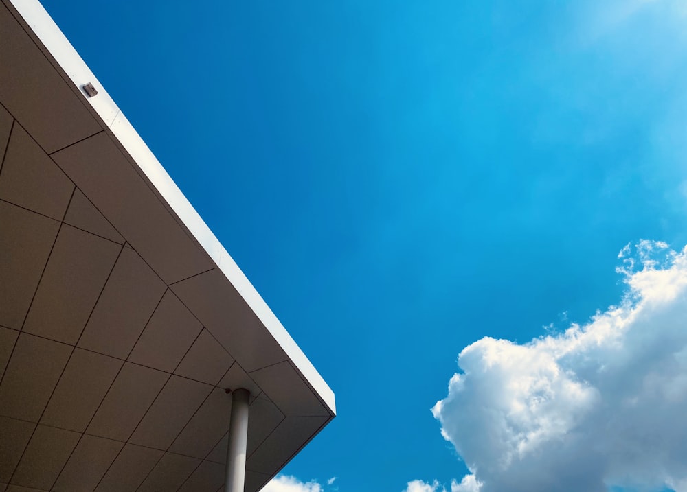 white clouds and blue sky