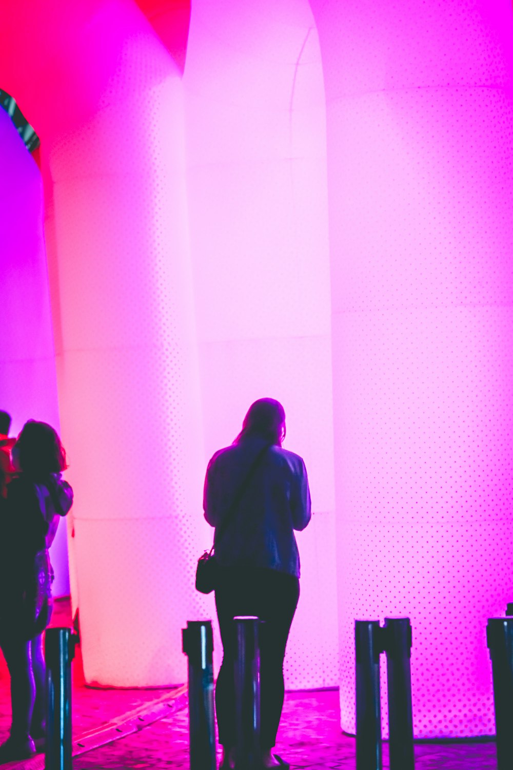 man and woman standing on stage