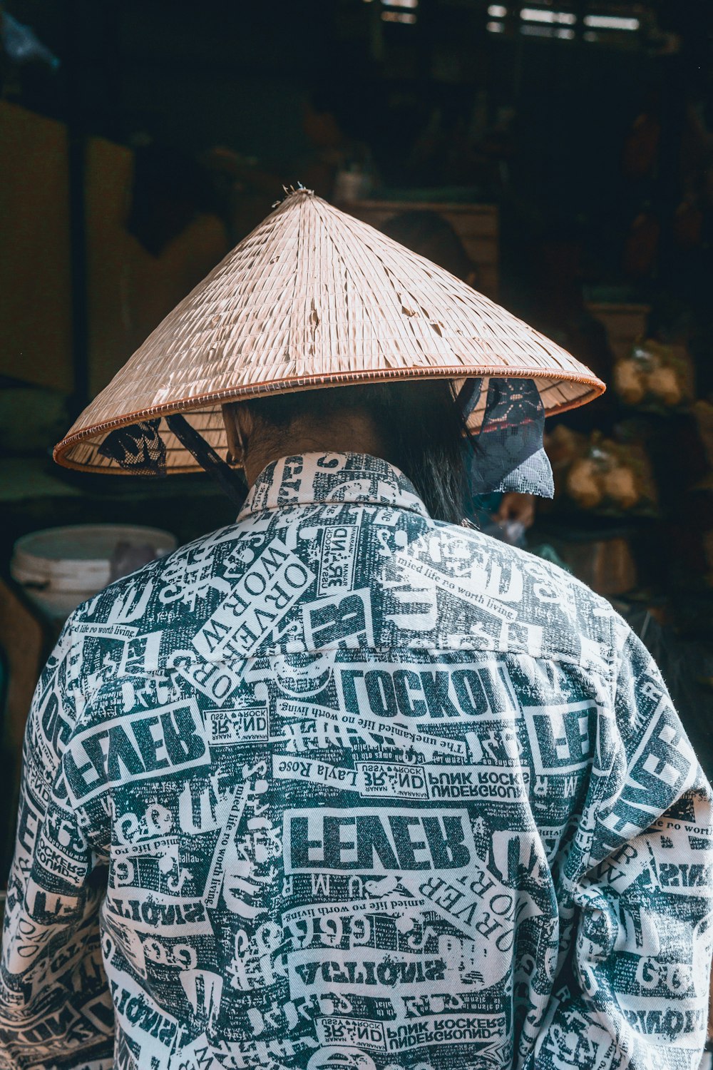 a person holding an umbrella