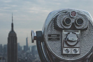 black and silver tower viewer