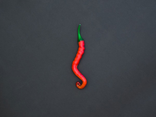 Red and green chili pepper