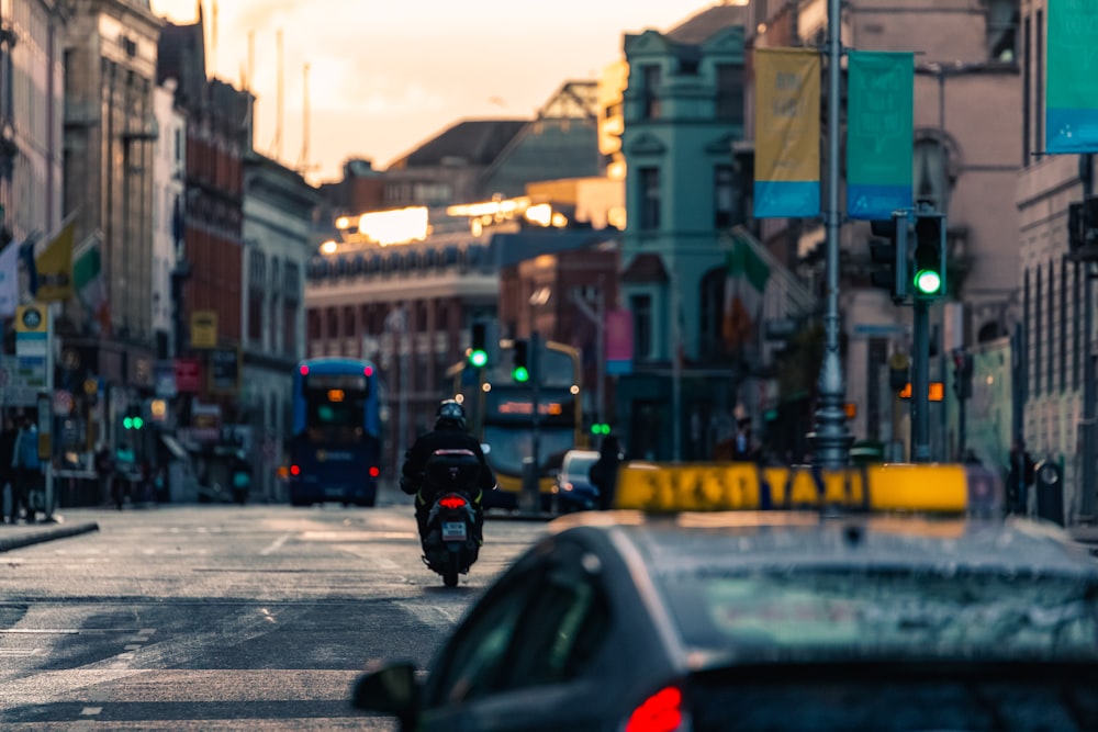 black car on road during daytime