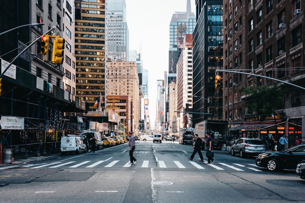 people walking on pedestrian lane during daytime