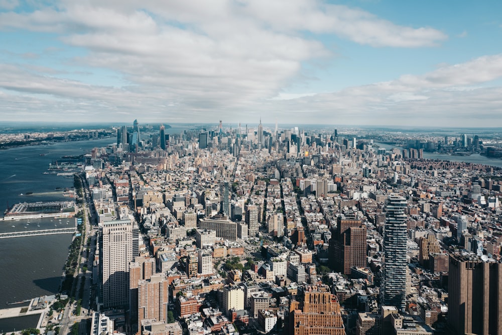 aerial view of city buildings during daytime