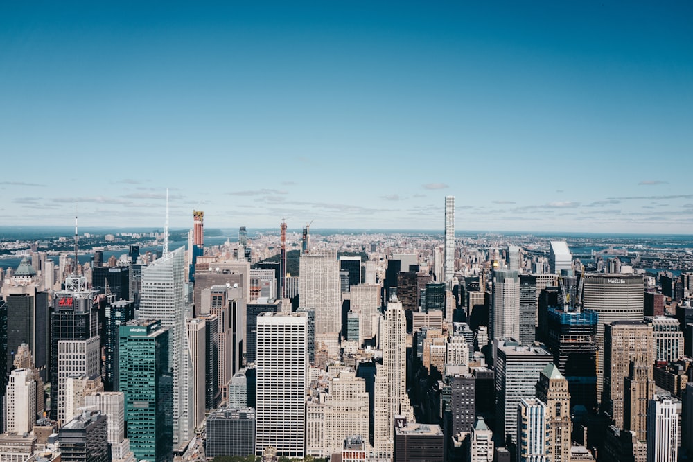 aerial view of city buildings during daytime