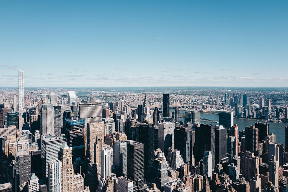 aerial view of city buildings during daytime