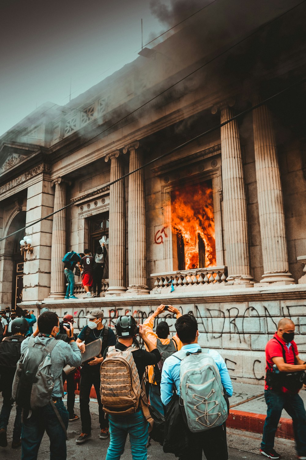 people in front of building during daytime