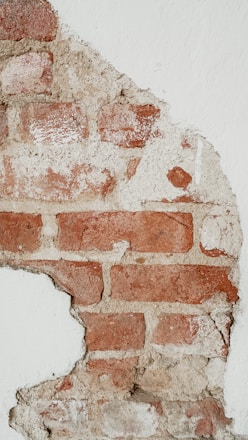 brown and white brick wall