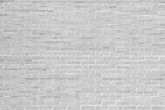 white and black brick wall