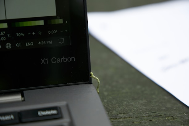 A close-up of a laptop screen displaying a training module.