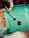 red tomato on green billiard table