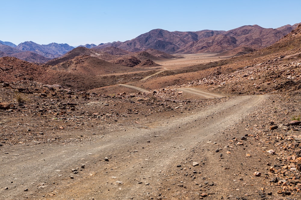 brown and gray mountains under blue sky during daytime