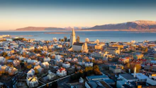 Colorful rooftops in Reykjavik, Iceland