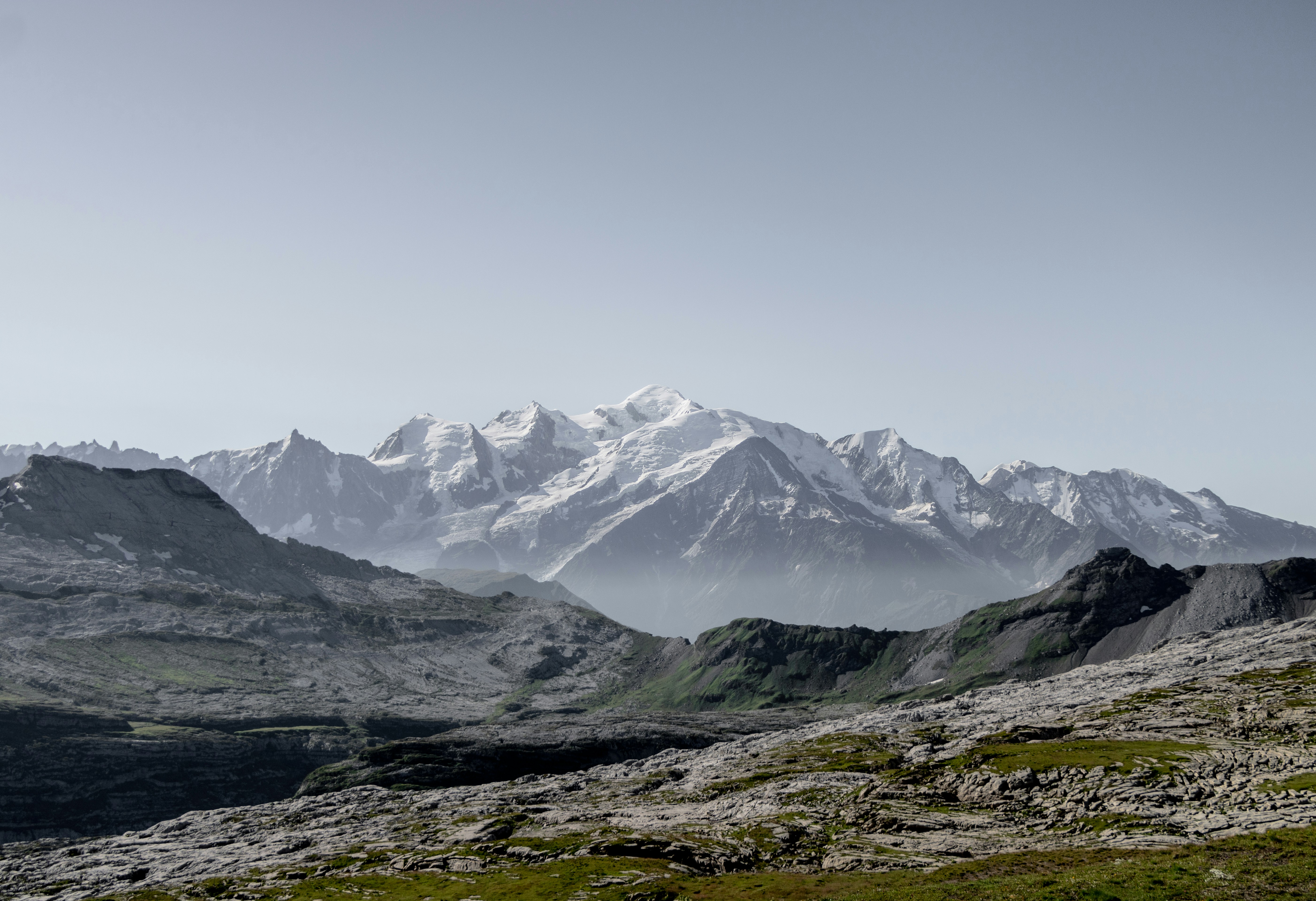 snow covered mountains during daytime