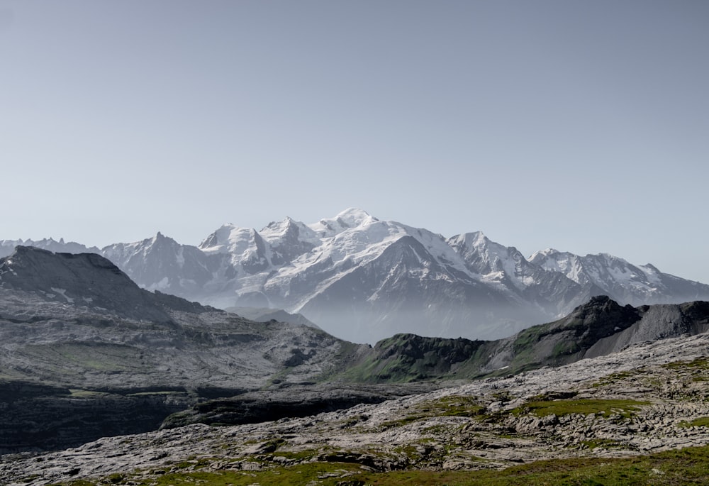 snow covered mountains during daytime