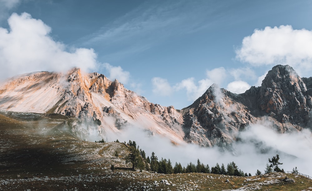 snow covered mountain under blue sky during daytime