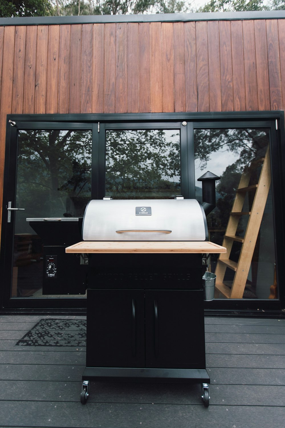 white printer on brown wooden desk