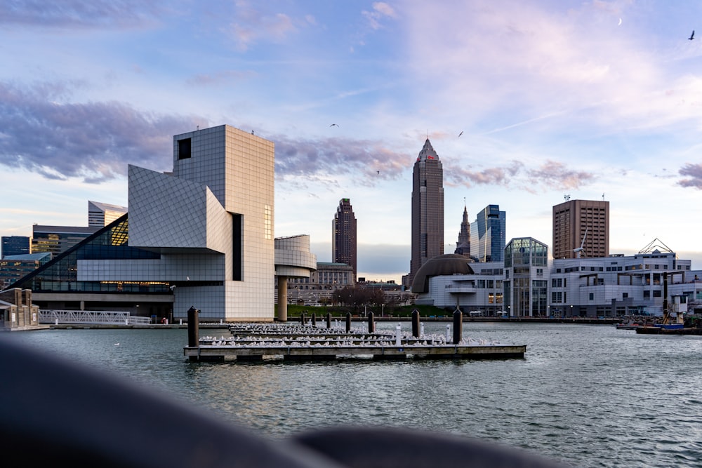 city skyline across body of water during daytime