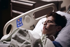 Patient recivering from surgery